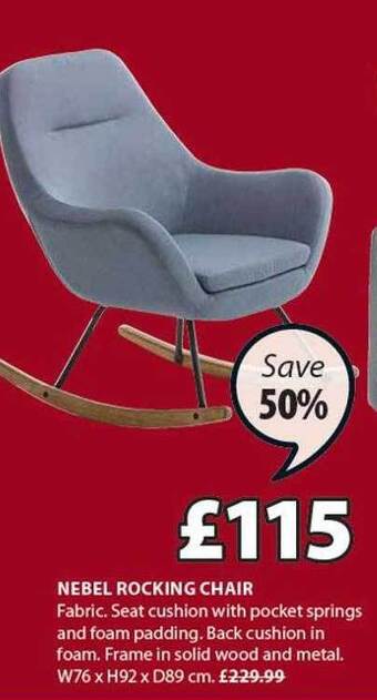 JYSK Nebel rocking chair offer