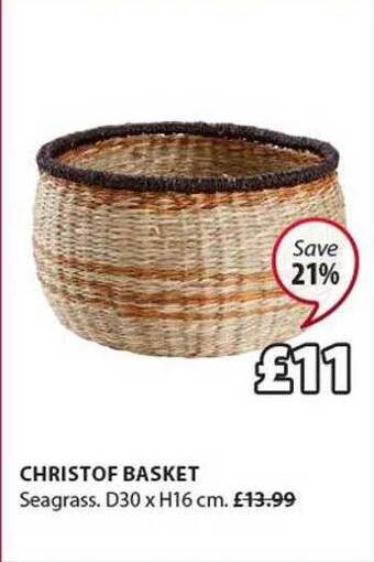 JYSK Christof basket offer