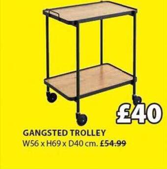 JYSK Gangsted trolley offer
