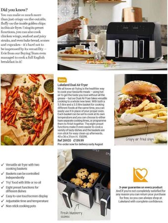 Lakeland Lakeland Dual Air Fryer offer