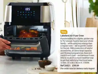 Lakeland Lakeland Air Fryer Oven offer