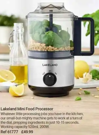 Lakeland Lakeland Mini Food Processor offer