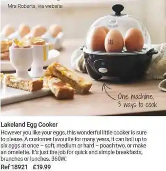 Lakeland Lakeland Egg Cooker offer