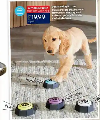 Aldi Dog training buzzers offer