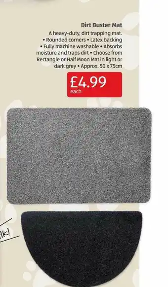 Aldi Dirt buster mat offer