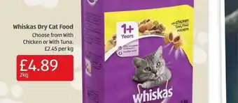 Aldi Whiskas dry cat food offer