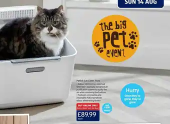 Aldi Petkit cat litter tray offer
