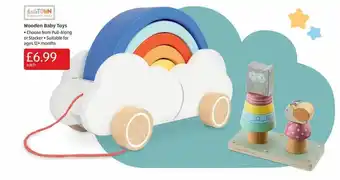 Aldi Wooden baby toys littletown offer