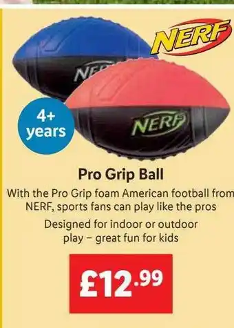 Lidl Pro grip ball nerf offer