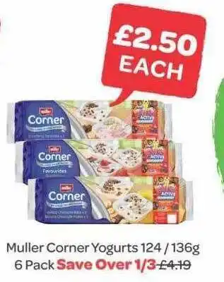 Spar Muller corner yogurts offer