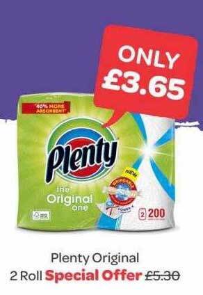 Spar Plenty original 2 roll offer