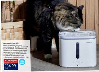 Aldi Petkit water fountain offer