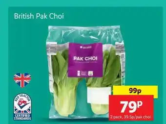 Lidl British pak choi offer