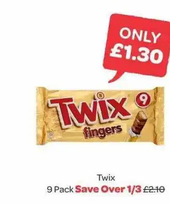 Spar Twix 9 pack offer