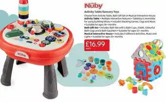 Aldi Activity table sensory toys nûby offer