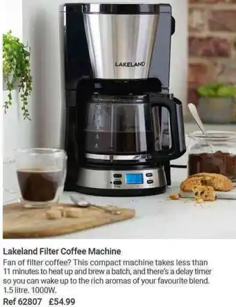 Lakeland Lakeland Filter Coffee Machine offer
