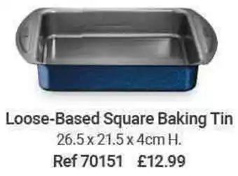 Lakeland Loose-Based Square Baking Tin offer