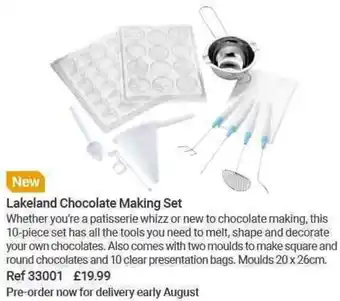 Lakeland Lakeland Chocolate Making Set offer