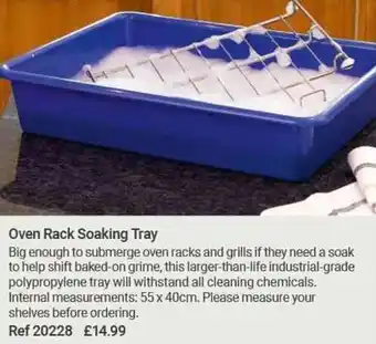 Lakeland Oven Rack Soaking Tray offer