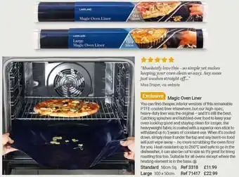 Lakeland Magic Oven Liner Standard offer