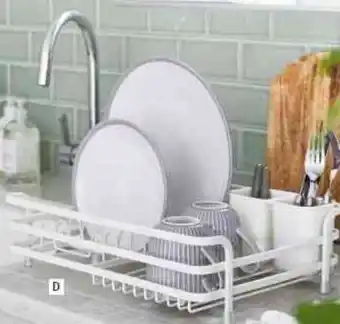 Lakeland Dish Rack Black/Cream offer