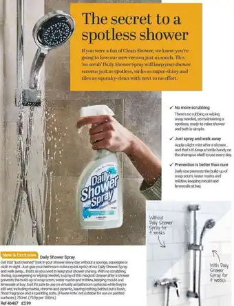 Lakeland Daily Shower Spray offer