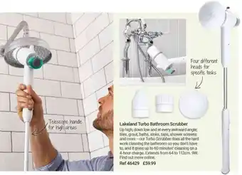 Lakeland Lakeland Turbo Bathroom Scrubber offer