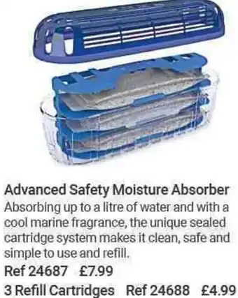 Lakeland Advanced Safety Moisture Absorber 3 Refill Cartridges offer