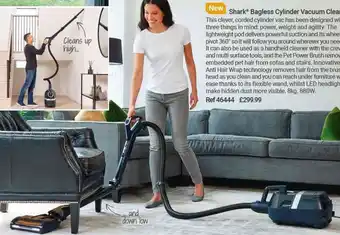 Lakeland Shark Bagless Cylinder Vacuum Cleaner offer