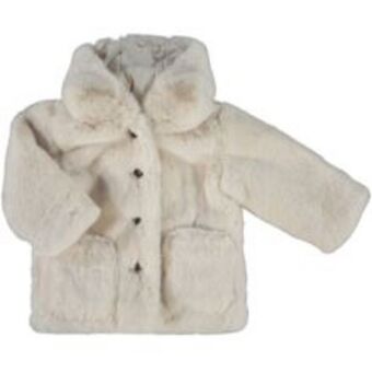 TK Maxx Cream faux fur coat offer