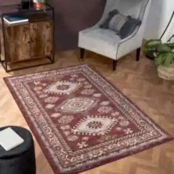 TK Maxx Red & cream floral patterned rug 160x225cm offer