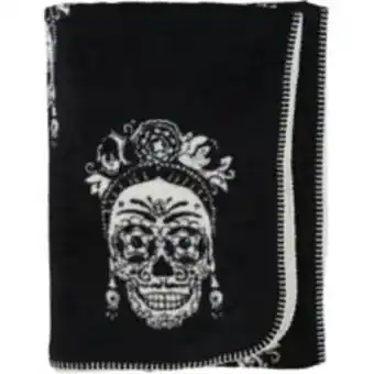 TK Maxx Black day of dead throw 140x180cm offer