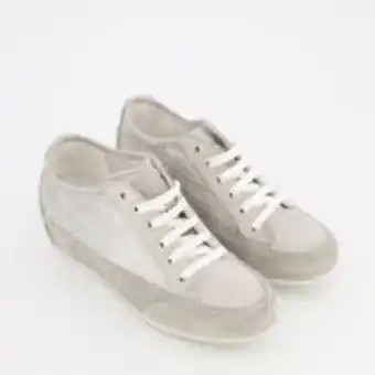 TK Maxx Silver leather wedge sole trainers offer