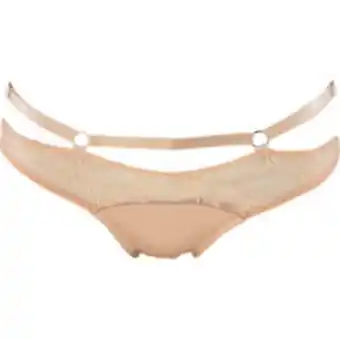 TK Maxx Creme caramel floral lace knickers offer