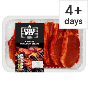 Tesco Tesco firepit 6 chinese style pork loin steaks 600g offer