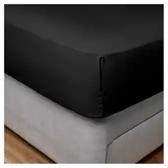 Tesco Silent night black supersoft fitted sheet king size offer