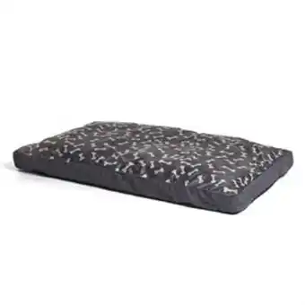 Home Bargains Mypets: large plush bed - bones print offer