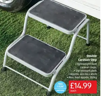 Aldi Double Caravan Step offer