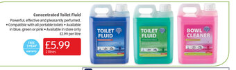 Aldi Concentrated Toilet Fluid offer