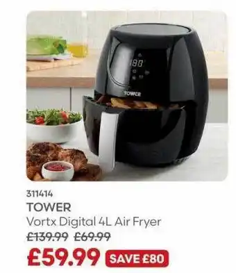 Robert Dyas Tower vortx digital 4l air fryer offer