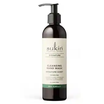 Lloyds Pharmacy Sukin signature cleansing hand wash 250ml offer