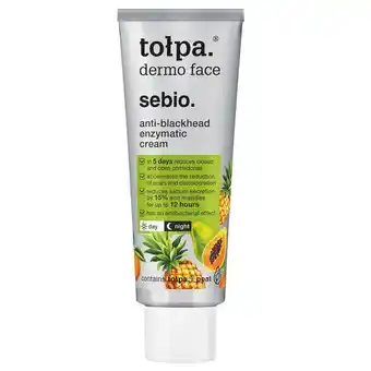 Lloyds Pharmacy Tolpa sebio anti-blackhead enzymatic cream offer