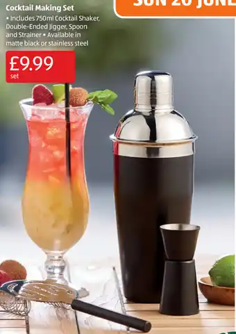 Aldi Cocktail Making Set offer