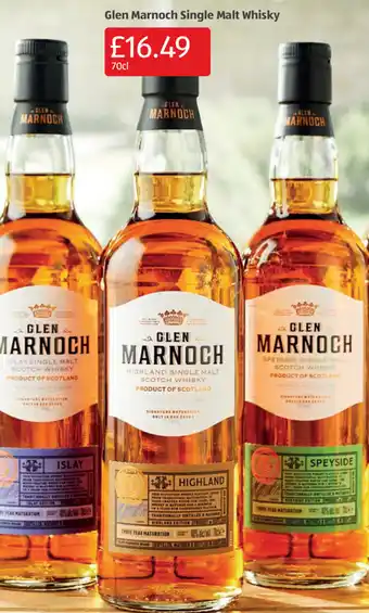 Aldi Glen Marnoch Single Malte Whisky 70cl offer