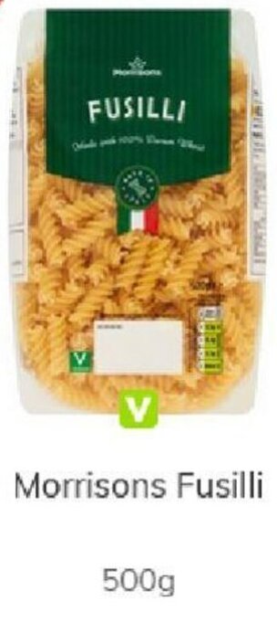 Morrisons Morrisons Fusilli 500g offer