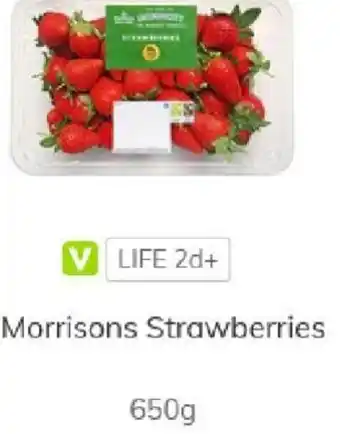 Morrisons Morrisons Strawberries 650g offer