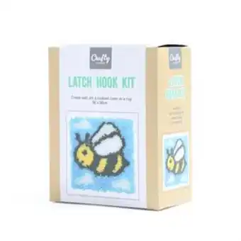 Home Bargains Crafty things: latch hook kit - bee offer