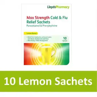 Lloyds Pharmacy Lloydspharmacy flu-max all-in-one chesty cough & cold sachets offer