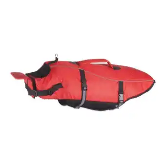 Aldi Small red dog life jacket offer
