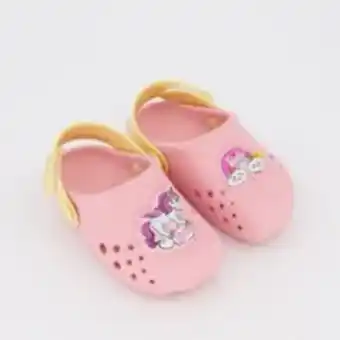 TK Maxx Pink unicorn & rainbow baby sandals offer